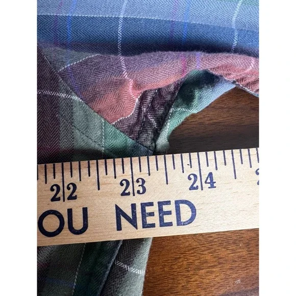PENDLETON Shirt Men's M Plaid Red Blue Button Down Cotton Expedition - Picture 9 of 9